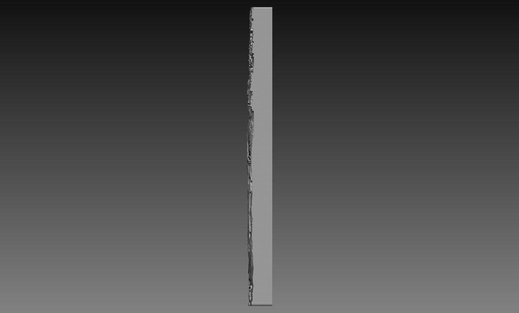 Japanese Geisha Cherry Blossom 3D Relief STL File, Asian CNC Carving Digital Download