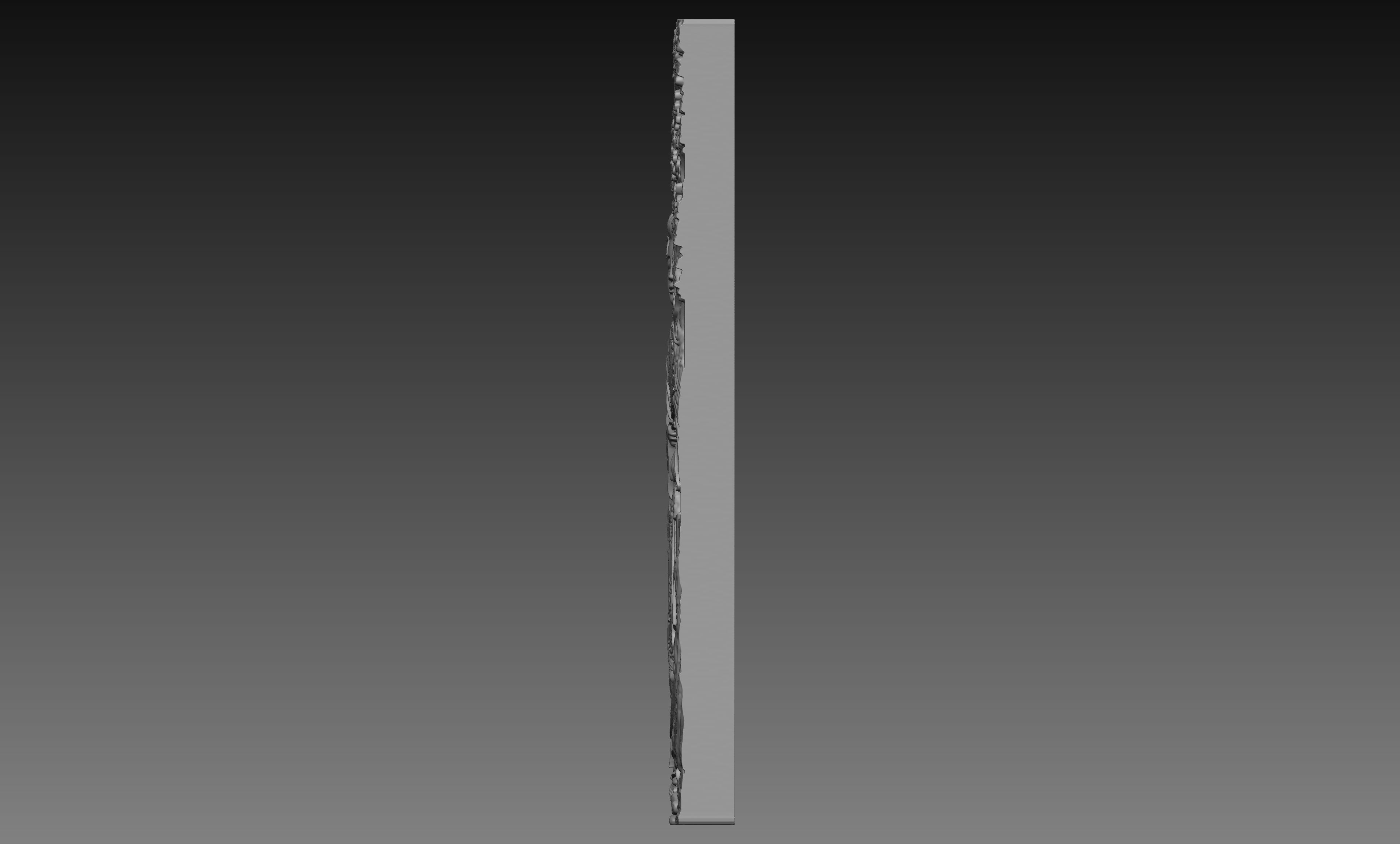 Japanese Geisha Cherry Blossom 3D Relief STL File, Asian CNC Carving Digital Download