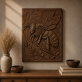 Honey Bee Honeycomb 3D Relief STL File, Nature CNC Carving Digital Download